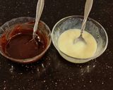 A picture of step 19 of White Chocolate Mousse Cheesecake with a Fudge Brownie Crust.