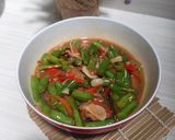 Foto langkah ke 3 dari resep Tumis Buncis Cabe Gendot.