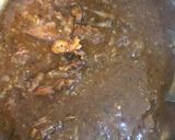 A picture of step 1 of Dried okro with beans soup.