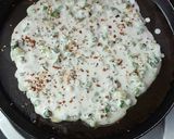 A picture of step 3 of Veg. Semolina Pancake (without onion & garlic).