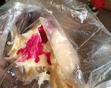 A picture of step 12 of No oven cake.