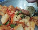 A picture of step 4 of Bread Bhel.