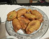 A picture of step 4 of Masala Mirch Pakora 😃😃.