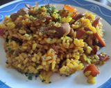 Foto del paso 7 de la receta: Arroz Hoisin con Verduritas y Cerdo al Wok