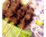 A picture of step 4 of Beef tikka with gravy.