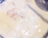 Hình bước làm 1 của món Cơm trộn phô mai,sốt trắng đút lò (white sauce)