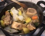 Une image de l'étape 17 de Chevreau aux légumes et os à moelle façon pot au feu revisité.