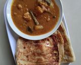 Gambar langkah 7 resipi Roti Canai Telur & Serunding.