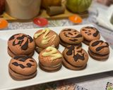 Narancsos csokoládés ganache-val töltött Macaron 🤍 recept fázis 9 fotója