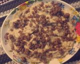 A picture of step 3 of Baba Ghanoush with Meat.