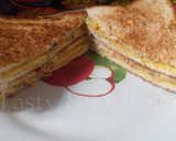 A picture of step 6 of Egg in Bread Toast.