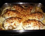 Foto del paso 14 de la receta: Patatas rellena de carne con verduras y bechamel gratinada