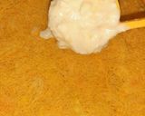 A picture of step 4 of Kunafa with cream cheese filling 😋.