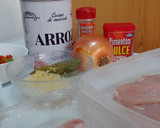 Foto del paso 3 de la receta: Arroz meloso de cerdo, mejillones y pollo