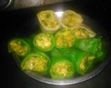 A picture of step 5 of Cone veggies chat..