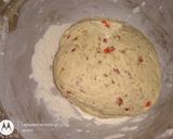 Foto del paso 21 de la receta: Pan con cantimpalo aceitunas moozarella y morrón. ❤️🥖