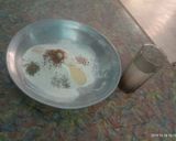 A picture of step 1 of Masaly Waly Namak pary.