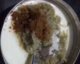 A picture of step 3 of Lauki ka rayta.