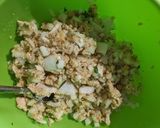 A picture of step 3 of Homemade onion stuffing for roast chicken.