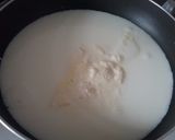 A picture of step 1 of #Ramadan.... Mango Firni.