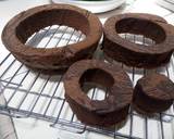 Chocolate Vertical Layer Cake langkah memasak 7 foto
