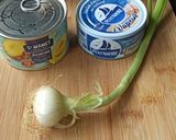 Une image de l'étape 1 de Rillettes de thon, ananas et curry.