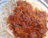 A picture of step 8 of Spaghetti with stew.