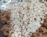 A picture of step 1 of Urad Dal Imarti.