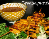 Foto del paso 1 de la receta: Satay de pollo con salsa de cacahuete 🥜 🌶 🥜