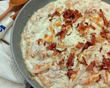 Sütőtökös gnocchi sajt mártásban baconnnel recept fázis 6 fotója