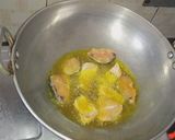 A picture of step 3 of Fish Korma.