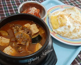 Foto langkah ke 5 dari resep Doenjang Jjigae.