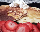 Foto del paso 9 de la receta: Tortitas americanas con Nata, Fresas y Sirope de Arce