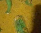 A picture of step 2 of Paneer filled ridgeguard & flower pakoda in chilli tomato gravy.