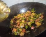 A picture of step 5 of ABC (aloo,beans,carrot) mix veg sabzi.