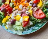 Une image de l'étape 2 de Salade composée 🍅🥬🥒🥕🍋.