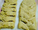 A picture of step 17 of Baked Mixed Veg Paneer Cheesy Braided Bread.
