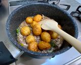 A picture of step 3 of Japanese Busy Mom’s Obento Lunch Box.