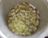 A picture of step 1 of Bottle gourd bhartha.
