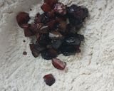 A picture of step 6 of Red Wine Cake.