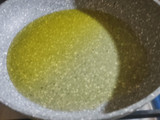 Gambas salteadas en aceite de oliva, ajo y sal del Himalaya