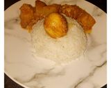 A picture of step 9 of Egg curry with bell peppers.