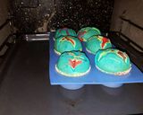 Foto del paso 5 de la receta: Muffins "Explosión de colores"