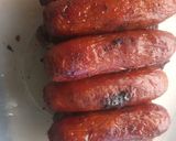 A picture of step 10 of Meat balls and beef sausages bitings in sauce.