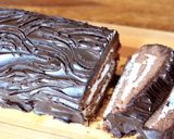 A picture of step 9 of Swiss Chocolate Roll Cake.