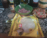 Foto del paso 1 de la receta: Plato mexicano con crujiente a mi manera