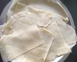 A picture of step 4 of Spring roll sheets.