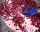 A picture of step 3 of Beetroot dry fruits Laddu.