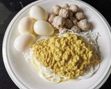 รูปขั้นตอนการทำที่ 10 ของ ขนมจีนน้ำยาทูน่าใต้​ (คีโต)​