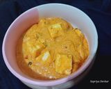 A picture of step 3 of Niramish paneer.